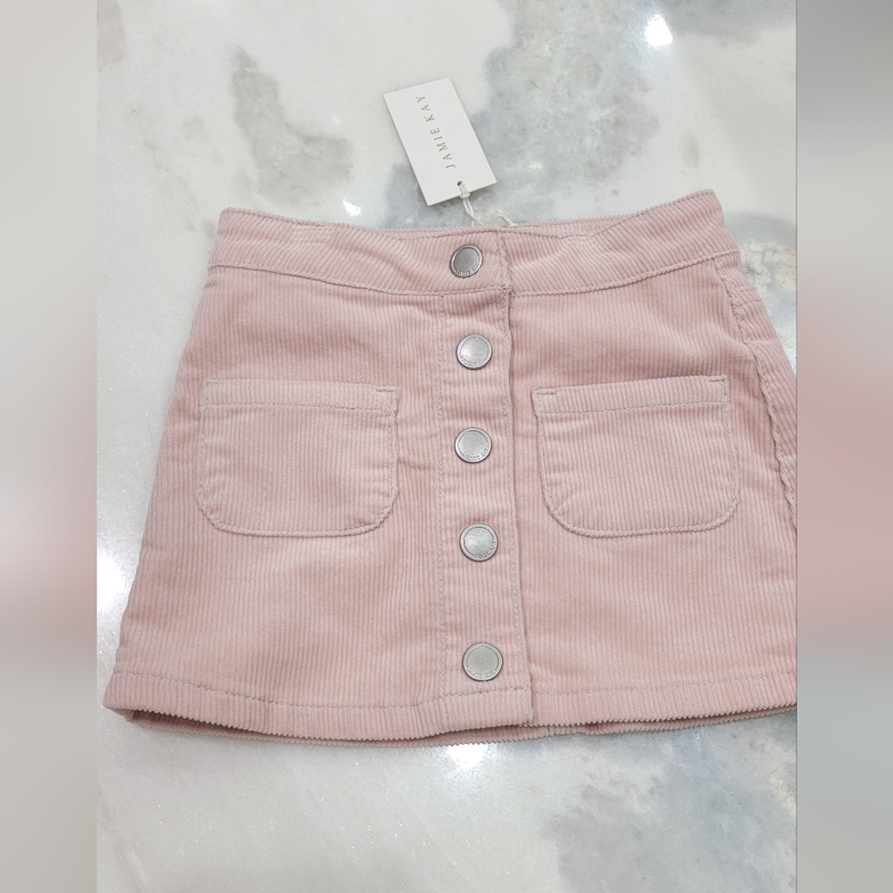 NEW Ava Corduroy Skirt - Old Rose. Size 4T